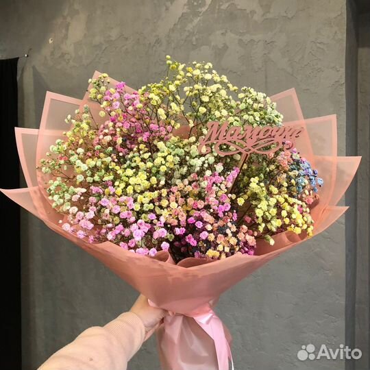 Гипсофила букет цветы