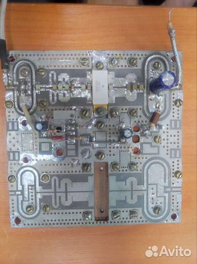 Плата с вч транзисторами mrf-372, tpv8100b