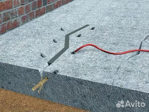 Усиление фундамента,прокачка пустот (стены,полы)