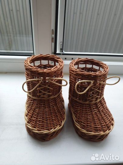 Бошмачки плетеные новые