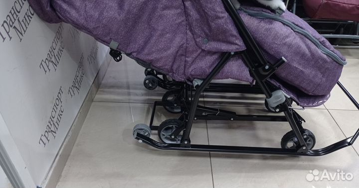 Санки коляска Для двойни погодок и близнецов