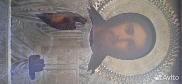 Старинная икона Господь Вседержитель