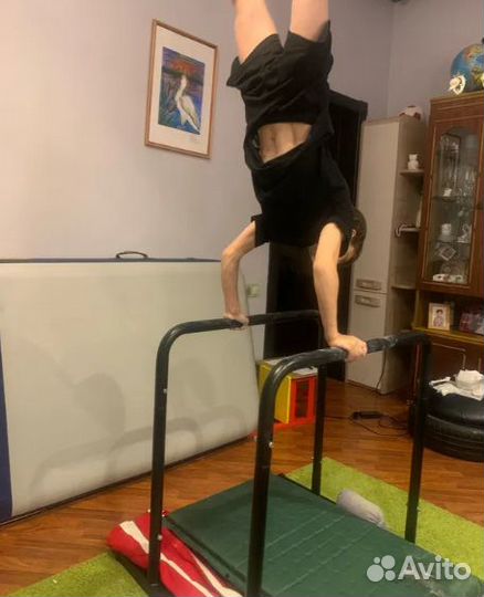 Хайлетсы паралетсы 2в1 брусья напольные переносные