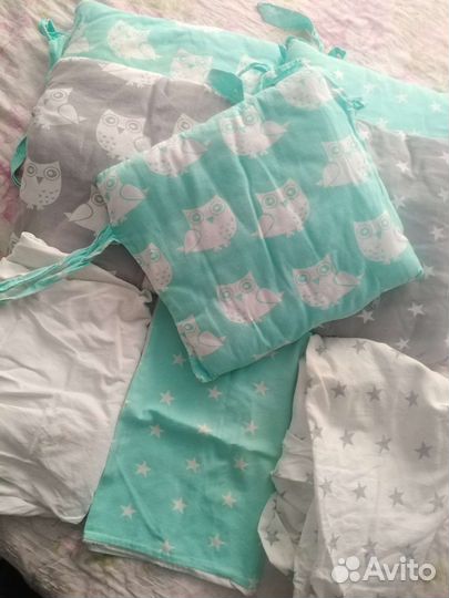 Бортики в детскую кроватку