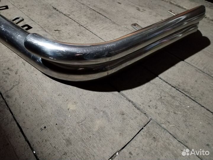 Защита заднего бампера