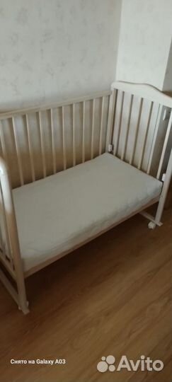 Кроватка детская+матрас
