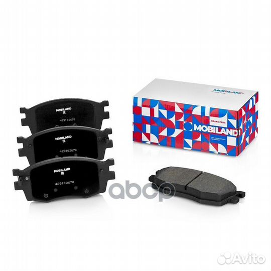 Колодки тормозные дисковые перед 429102670 mobi