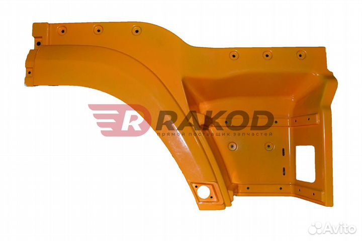 Крыло shaanxi shacman X3000 длинное с подножкой пр