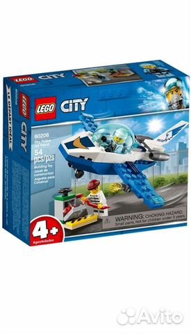 Lego City 60206 Патрульный самолёт