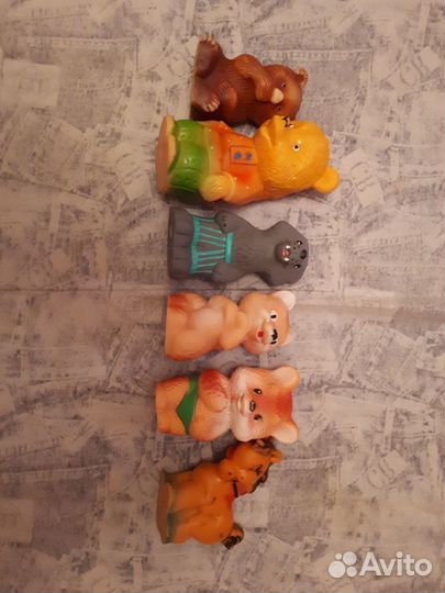 Резиновые игрушки СССР