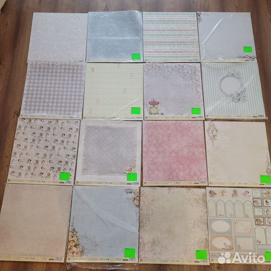 Бумага для скрапбукинга 30,5х30,5 см Fleur Desing