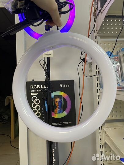 Кольцевая лампа 26 см