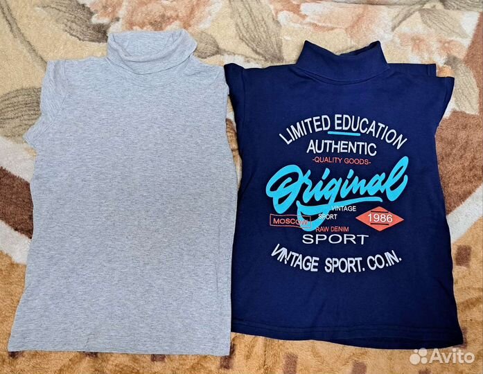 Водолазка бадлон для мальчика,белая,серая,синия