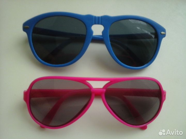 Очки солнцезащитные, детские + расчёска- впридачу