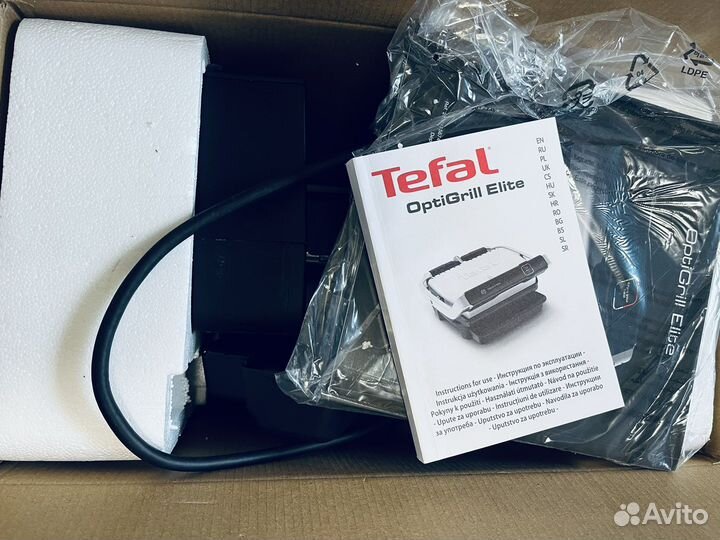 Гриль tefal optigrill elite