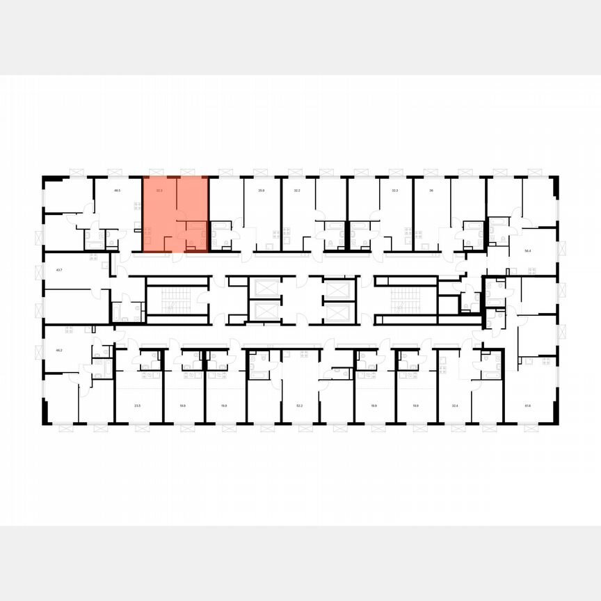 1-к. квартира, 32,3 м², 16/24 эт.