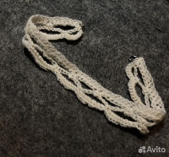 Чокер вязаный