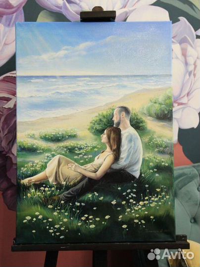 Художник. Картина маслом на заказ (холст)