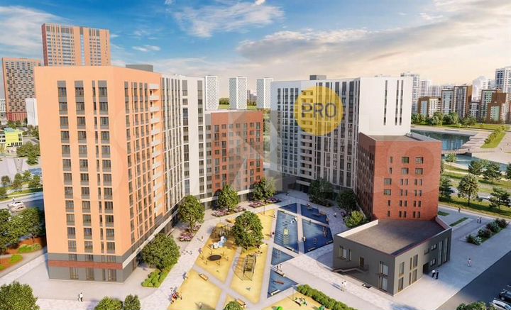 2-к. квартира, 46,4 м², 12/14 эт.