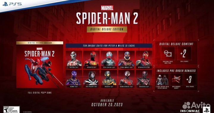 Marvels spider man 2 deluxe edition PS5