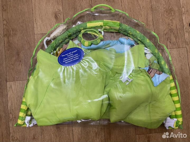 Развивающий коврик canpol babies с функцией манежа