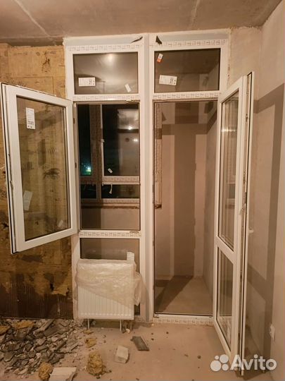 Дверь балконная пвх бу