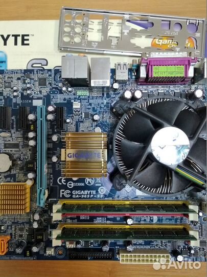 Материнская плата gigabyte GA-965P-S3, LGA775