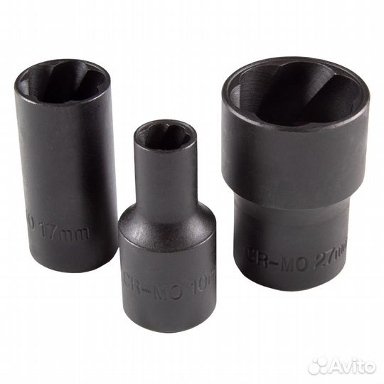 Набор головок для поврежденных гаек и болтов 8-27