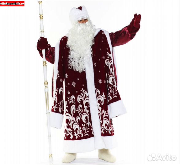 Карнавальный костюм деда мороза и снегурочки