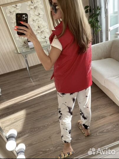 Жилет женский дутый оверсайз