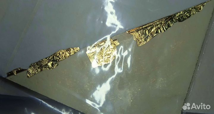 Поталь, червоное золото. 140*140 мм, 100 л