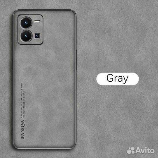 Чехол для vivo Y35 из TPU кожи. Новый