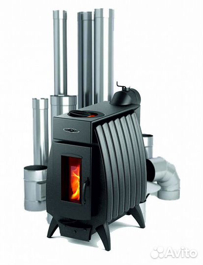 Печь отопительная Огонь-Батарея 7 Антрацит