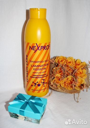 Шампунь ежед. /кератин уход Nexxt Professional 1л