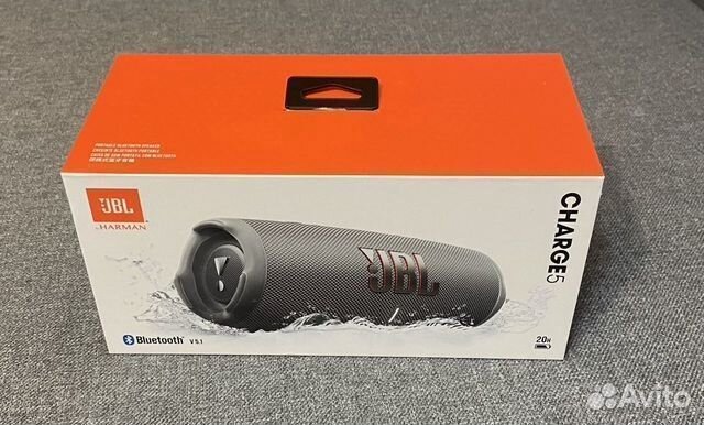 Колонка JBL Charge 5 gray. Новая. Рассрочка