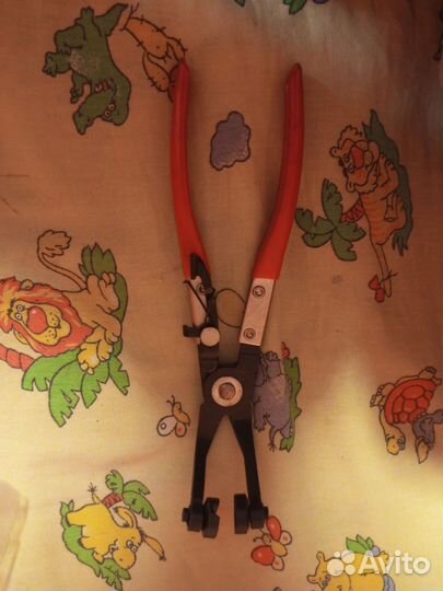 Щипцы для хомутов изогнутые