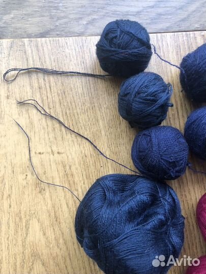 Чистошерстяная пряжа для вязания пакетом