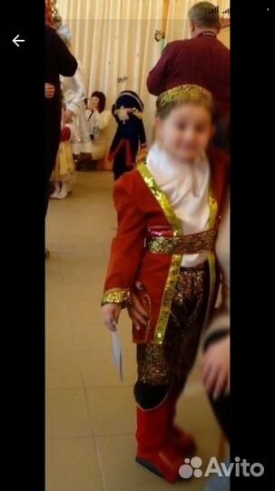 Новогодний костюм восточный принц(султан) на прока