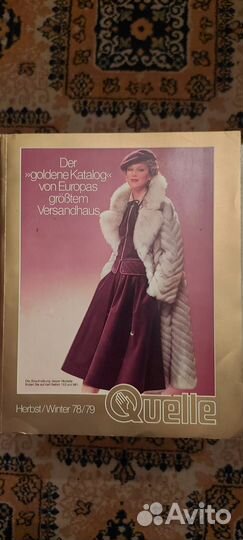 Каталоги мод Quelle и Bader, фрг, 1978-1981гг