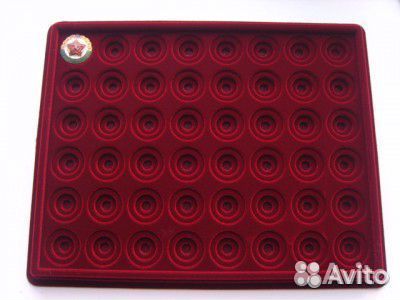 Флокированный Футляр для значков 1 разряд. 3 вида