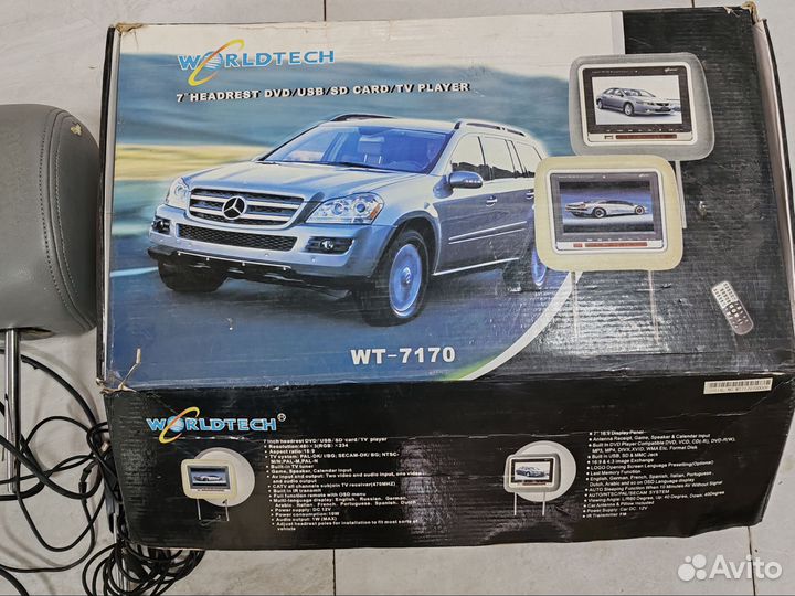 Подголовники с монитором