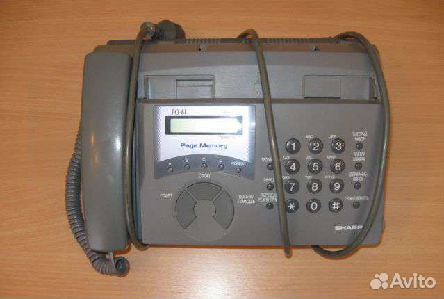 Факс sharp FO-61