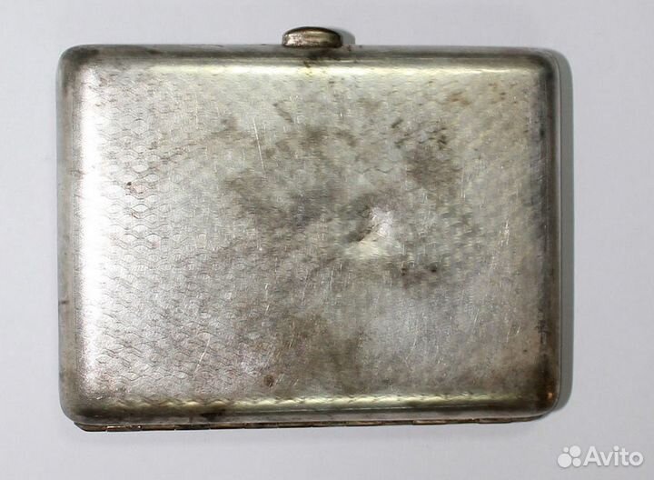 Портсигар. Мельхиор. Стерегущий. Каспийское море