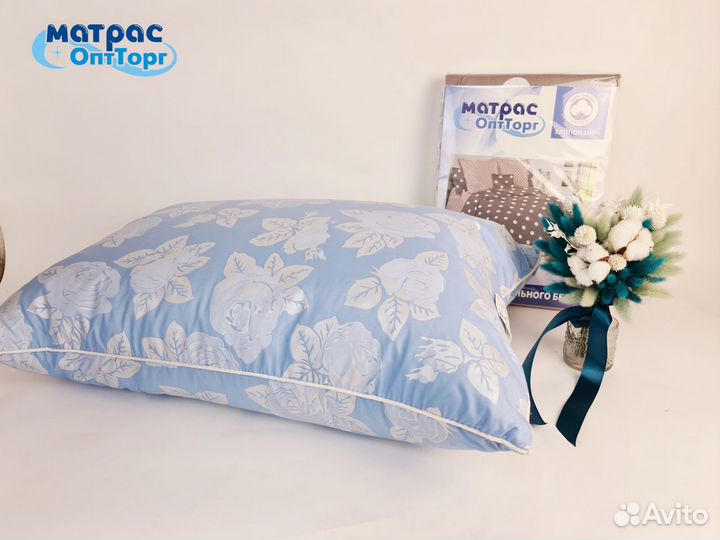 Подушка для сна (пух+перо) 50*70, 70*70