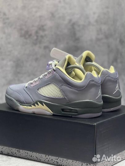 Кроссовки Nike PSG x Air Jordan 5 Low (Арт.72243)