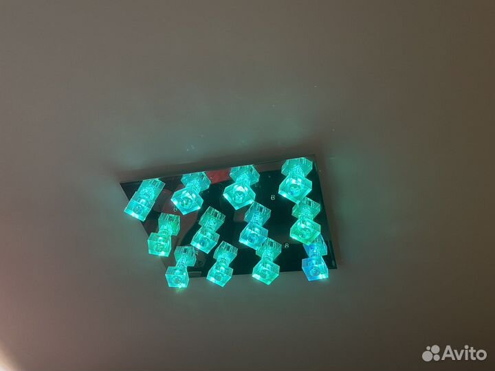 Люстра потолочная зеркальная