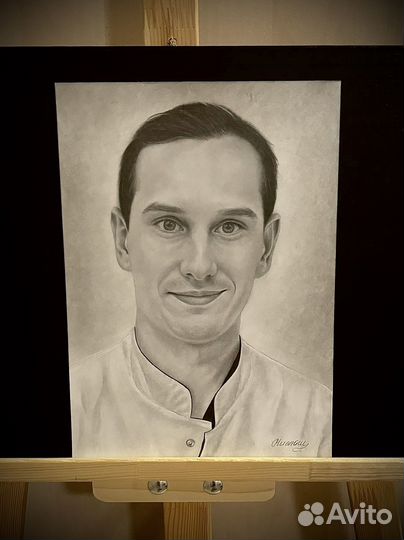 Портрет карандашом по фото на заказ