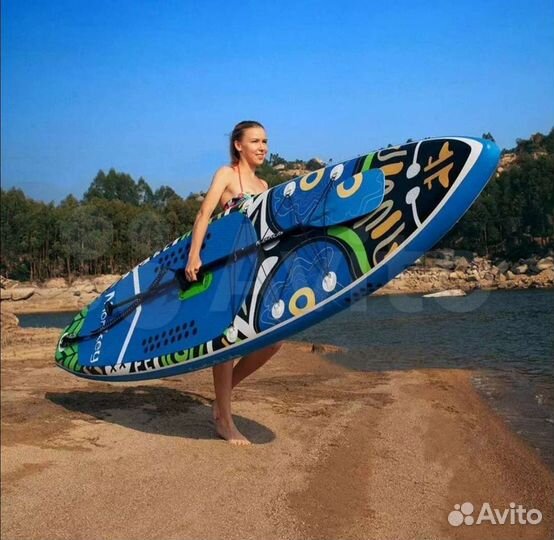 SupBoard, сапбоард, надувная доска с веслом