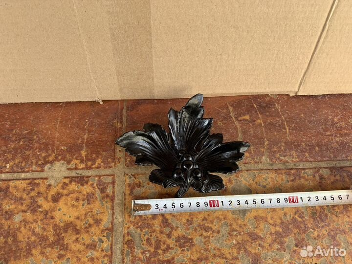 Пепельница каслинское литье кленовый лист