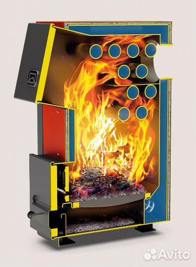 Котел твердотопливный 